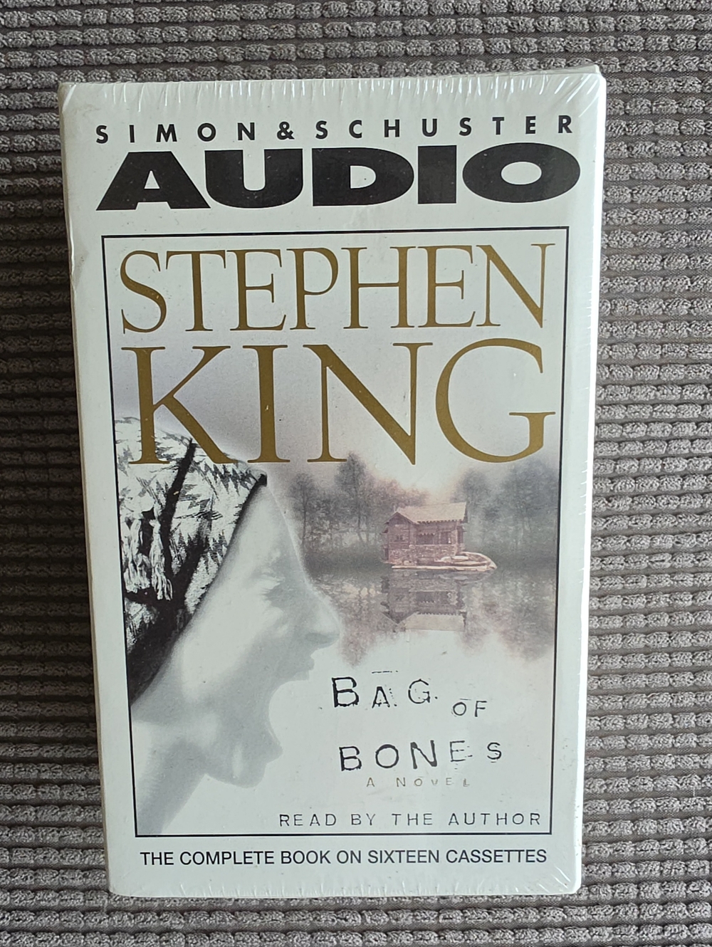 ☆ Stephen King Bag of Bones A Novel Audio (16) Cassettes Read by Author ☆ New